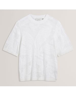 Ted Baker Knitted Tee - White