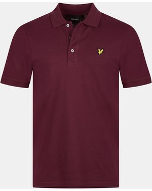Lyle & Scott Basic Short Sleeve Polo Shirt - Red
