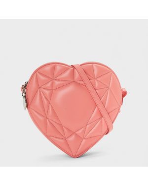 Tiffany & Co. Crossbody Heart-Shaped Handbag - Pink