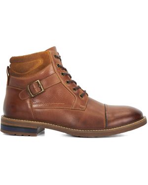 Dune Castiel Flat Ankle Boot - Brown