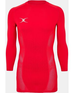 Gilbert Adults Baselayer Top - Red