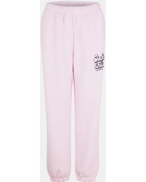 Jack Wills Closed Hem Fleece Joggers - Pink