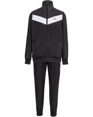 Slazenger 1881 Polyester Tracksuit - Black