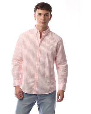 Levi's Dean Street Long Sleeve Patterned Shirt - Pink