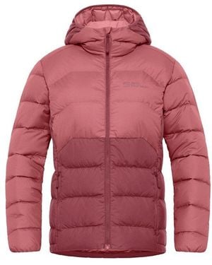 Jack Wolfskin Jw Ather Water Resistant Windproof Down Jacket - Red