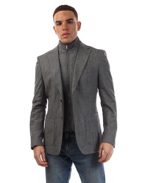 BOSS H Hutson Bib Formal - Grey