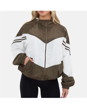 I Saw It First Windbreaker Jacket - Grey