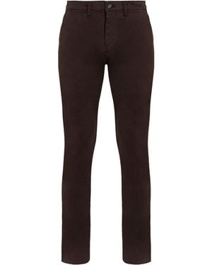 Eden Park Straight-Leg Dark Chinos - Brown