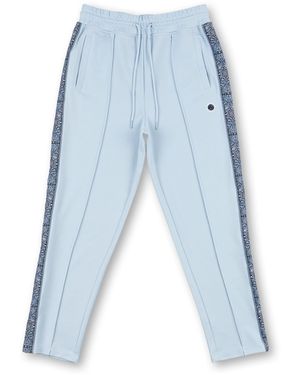 Pretty Green Eclipse Paisley Open Hem Woven Joggers - Blue