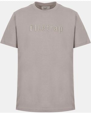 Firetrap Regular Fit T-Shirt - Grey