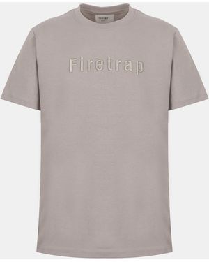 Firetrap Regular Fit T-Shirt - Grey