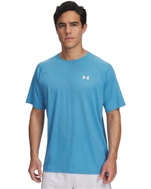 Under Armour S Tech 2.0 Short Sleeve T-shirt Ether Blue L