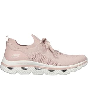 Skechers Arc Waves Slip On Trainers - Pink