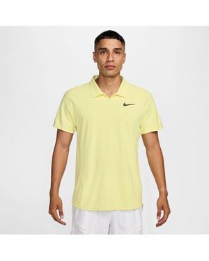 Nike Oz Open Polo Shirt Adults - Yellow