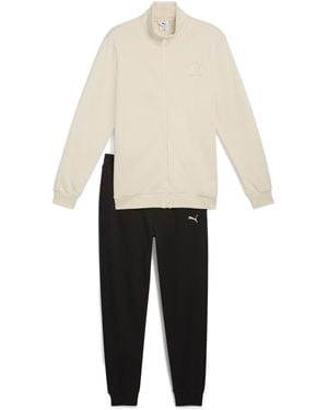 PUMA Colourblock Tracksuit - White