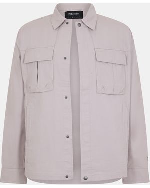 Lyle & Scott Ripstop Overshirt - Pink
