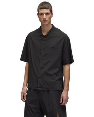 Y-3 Ultralight Woven Short-Sleeve Plain Shirt - Black