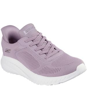Skechers Bobs Squad Chaos Current Muse Slip-On Trainers - Purple