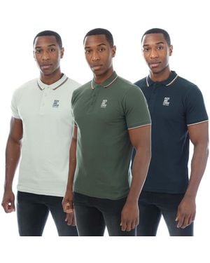 Duck and Cover Melports 3 Pack Polos - Green