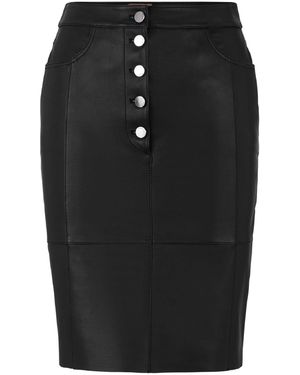 BOSS Selara Leather Jacket - Black