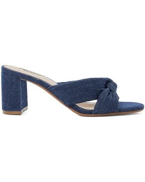 Dune Madden Heeled Sandal - Blue