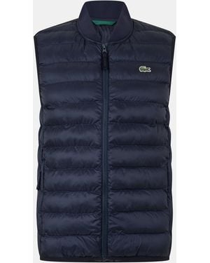 Lacoste Quilted Gilet - Blue