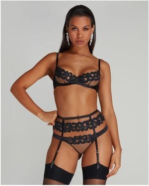 Agent Provocateur Angelinna Suspender - Brown