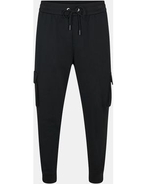Moose Knuckles Closed Hem Fleece Tapered Fit Joggers - Black