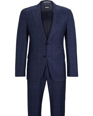 BOSS H Huge Peak Suits - Blue
