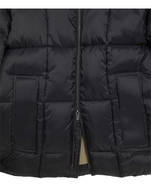 Lyle & Scott Cocoon Long Puffer Jacket - Black
