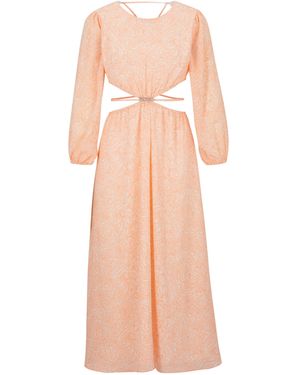 HUGO Kasmata Cut Out Dress - Pink