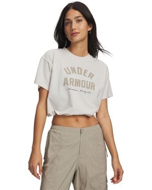 Under Armour Bungee Hem T-Shirt Summit Summit - White