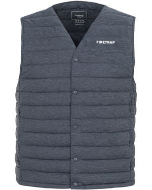 Firetrap Padded Sleeveless Gilet - Blue