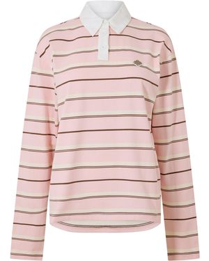 The Couture Club Rugby Polo Shirt - Pink