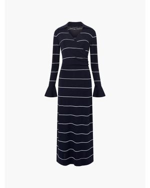 French Connection Ottie Knitted Jumper Dress - Blue