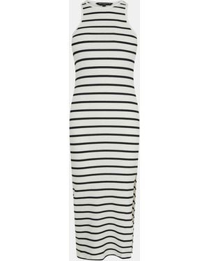 French Connection Tommy Stripe Racer Back T-Shirt Dress - Multicolour