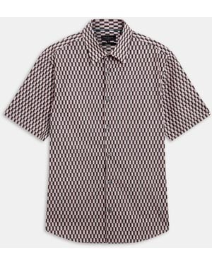 Ted Baker Ss Reg Fit Shirt - Purple
