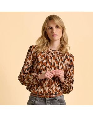 Brakeburn Angelina Blouse - Brown