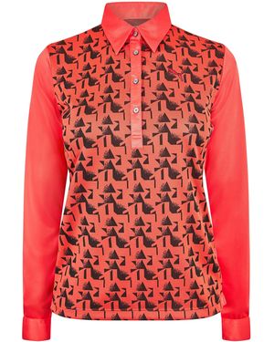 PUMA (9) (Golf) Ls Polo - Red