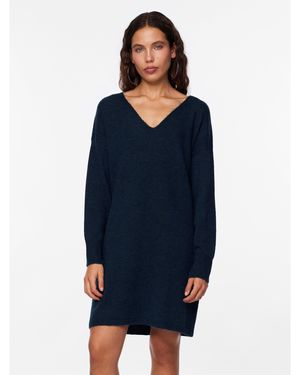Pieces Mini Dress - Blue