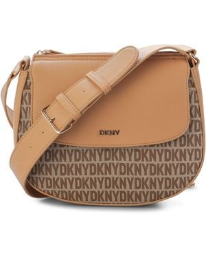 DKNY Bella S Flap Xb - Brown