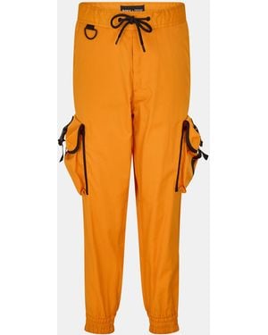 BOSS Khaby Wide Leg Trousers - Orange