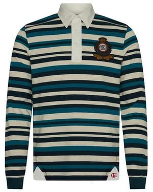 Gieves & Hawkes Rugby Polo Shirt - Blue