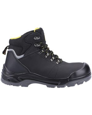 Amblers Safety As252 Lightweight Water Resistant Leather Safety B - Black