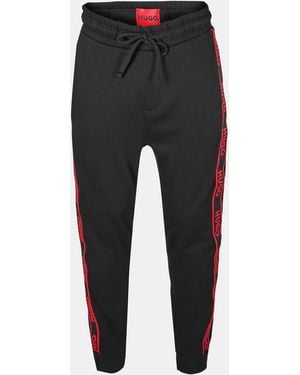 HUGO Bodywear Liam Closed Hem Soft Fleece Joggers With Elasticated Cuffs - Blue