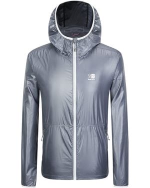 Karrimor Windproof Long Sleeve Hooded Full Zip Jacket - Blue