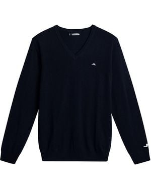 J.Lindeberg Junior.Lind Lymn Knitted Crew Neck Jumper - Blue