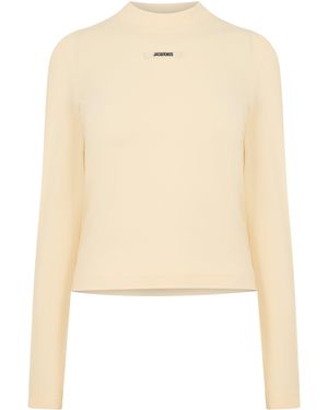 Jacquemus Gros Grain T-Shirt - Natural
