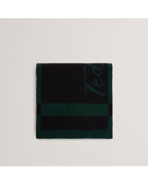 Ted Baker Knitted Midweight Scarf - Black