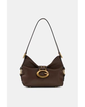 Guess Camden Mini Shoulder - Brown